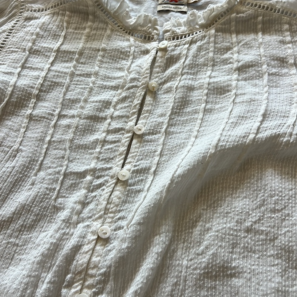 Faherty White Blouse - image 3